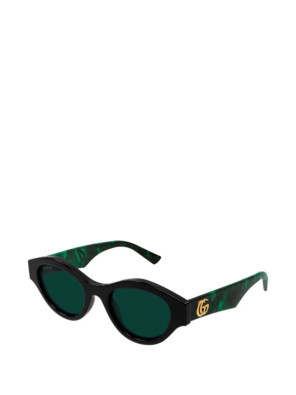 Gucci Eyewear GG zonnebril met geometrisch montuur Zwart