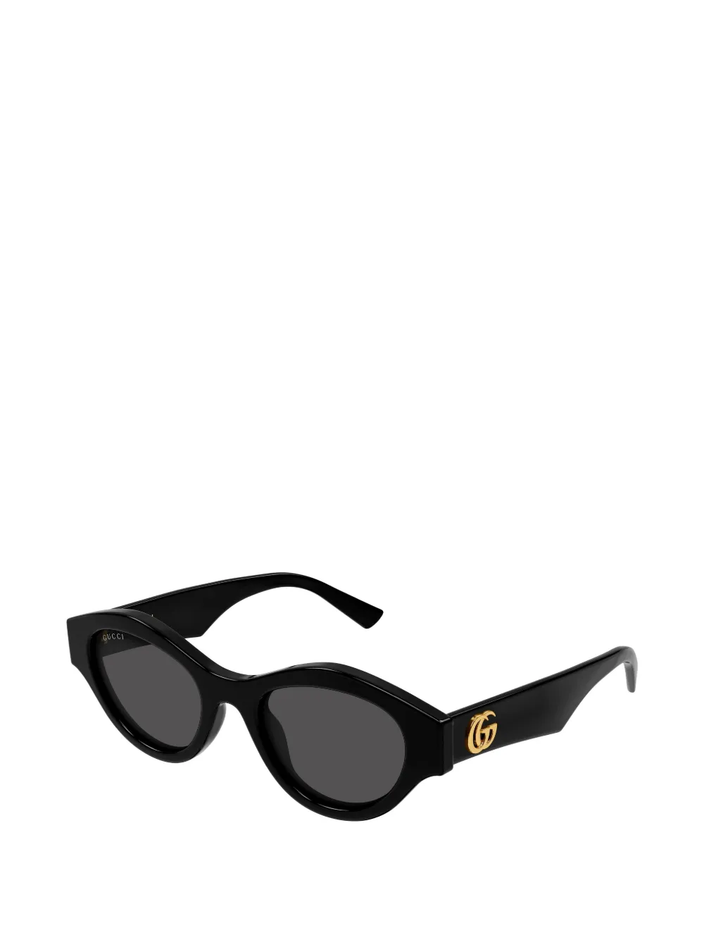 Gucci Eyewear Zonnebril met geometrisch montuur Zwart