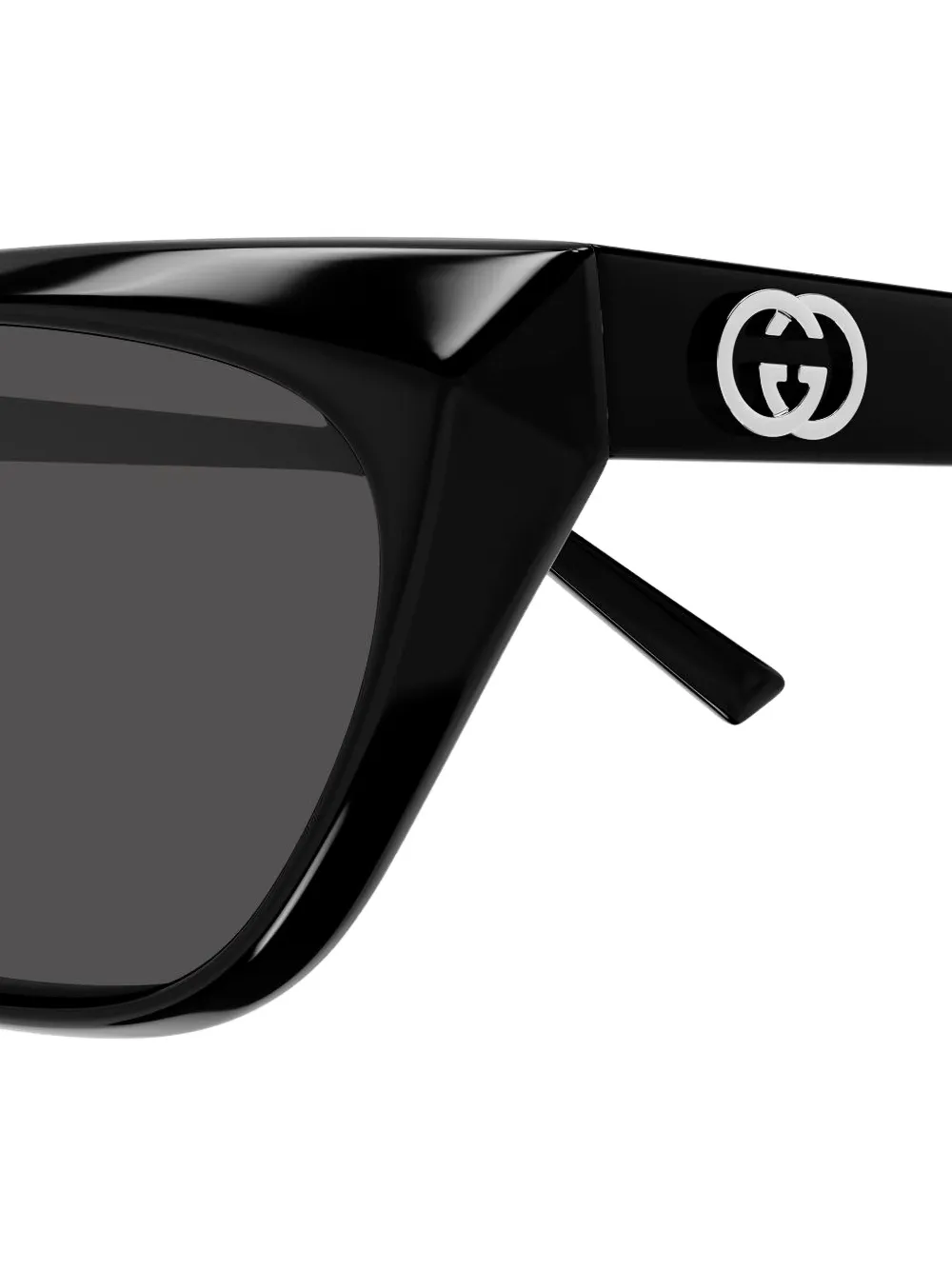 Gucci Eyewear Zonnebril met cat-eye montuur en GG-logo Zwart