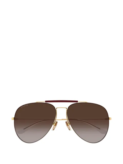 Gucci Eyewear gradient pilot-frame sunglasses