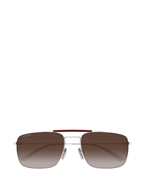 Gucci Eyewear солнцезащитные очки в геометричной оправе