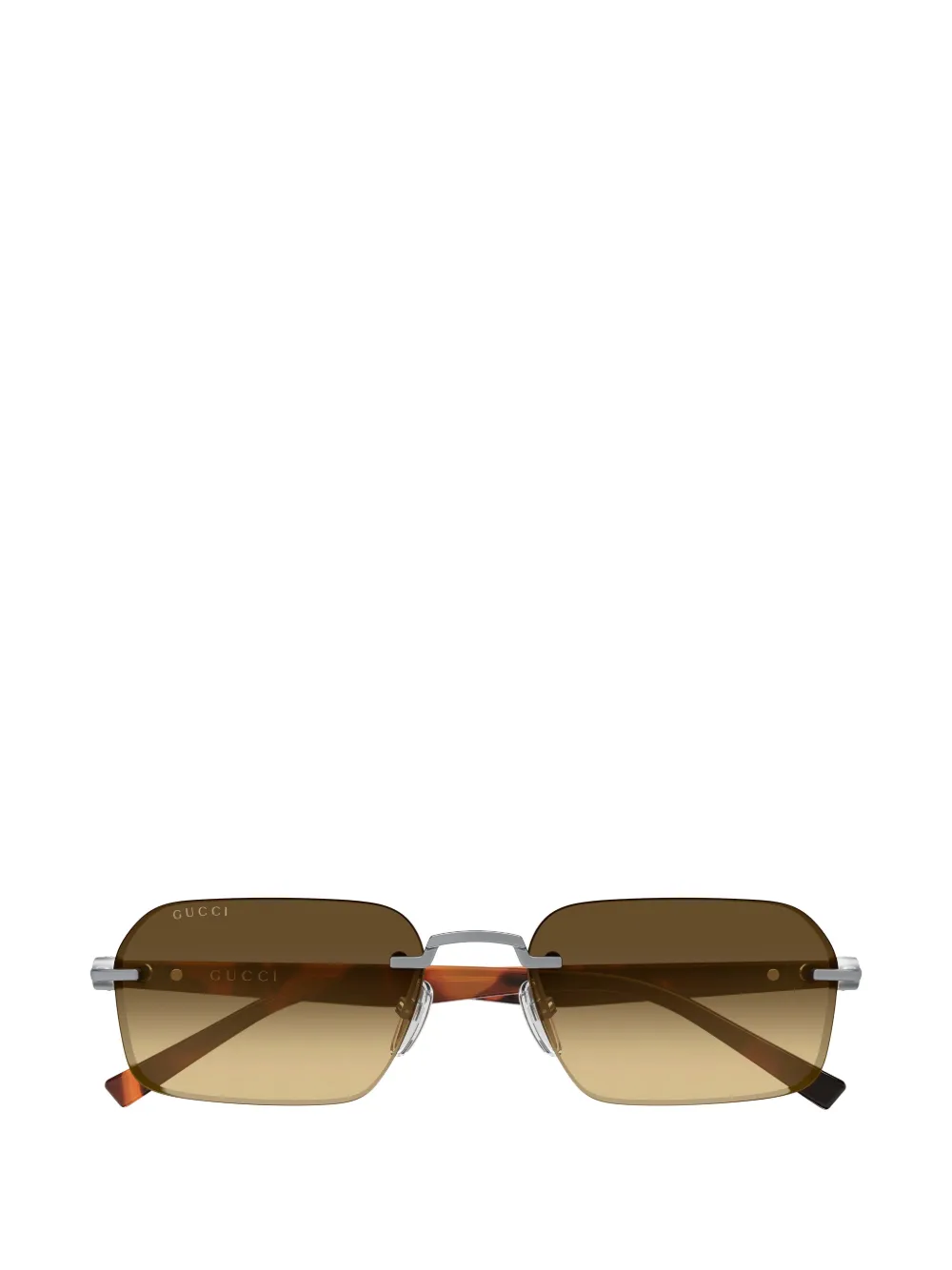 Gucci Eyewear rimless rectangle-frame sunglasses