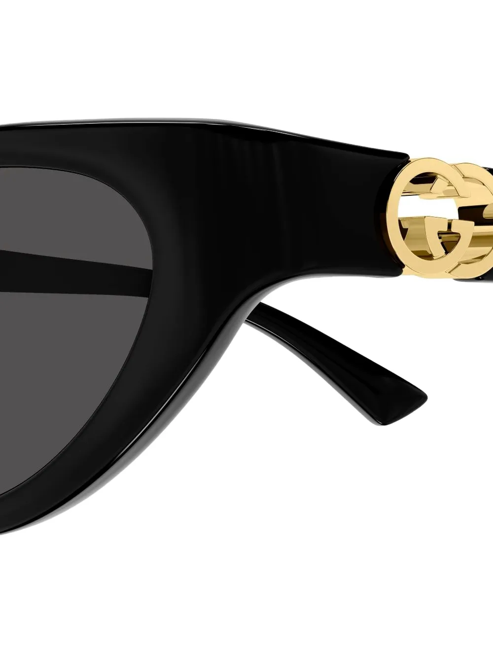 Gucci Eyewear Zonnebril met cat-eye montuur en GG-logo Zwart