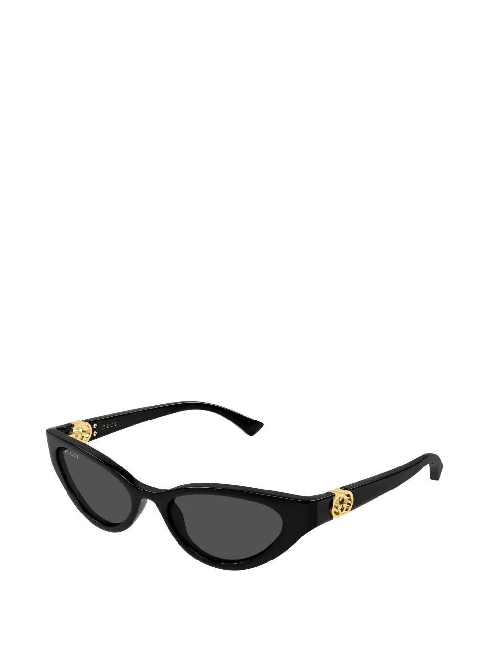 Gucci Eyewear Zonnebril met cat-eye montuur en GG-logo Zwart