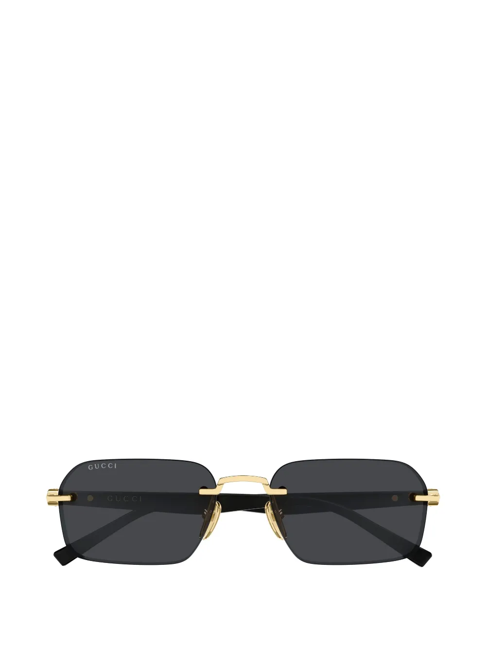 Gucci Eyewear rimless rectangle-frame sunglasses