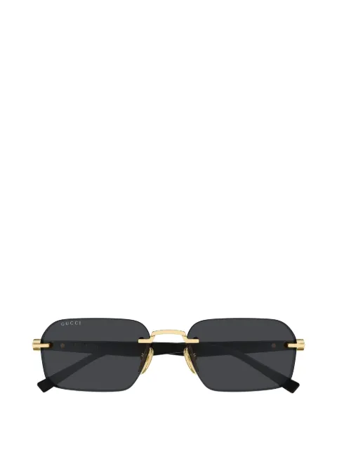 Gucci Eyewear rimless rectangle-frame sunglasses