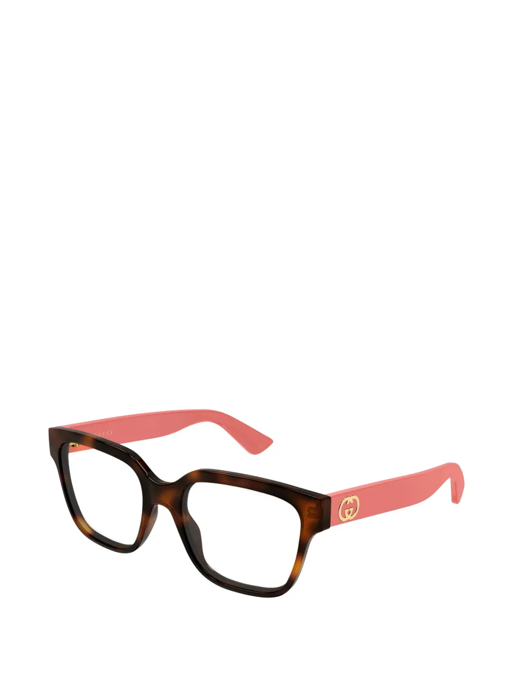 Gucci Eyewear Bril met vierkant montuur Bruin