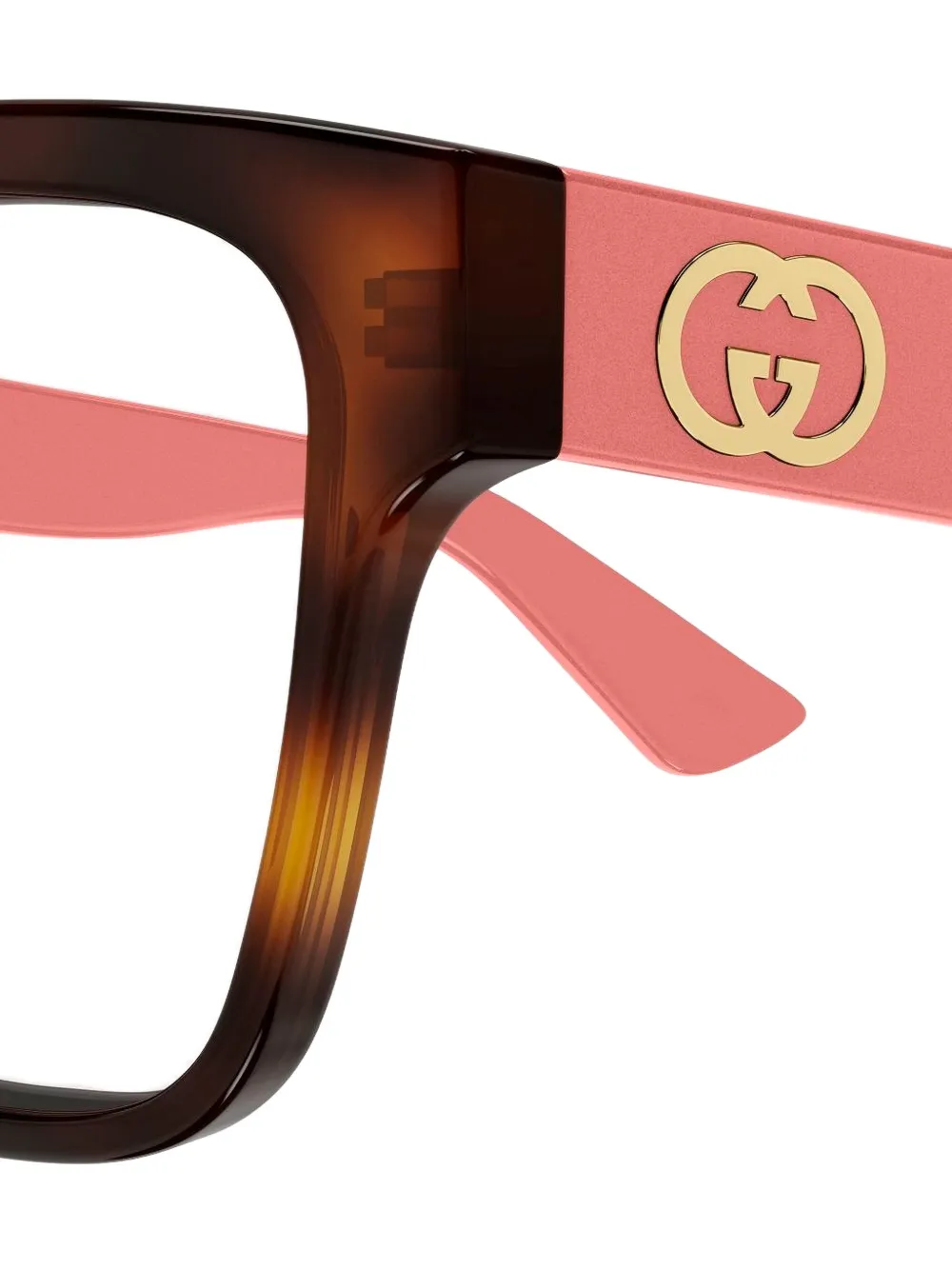 Gucci Eyewear Bril met vierkant montuur Bruin