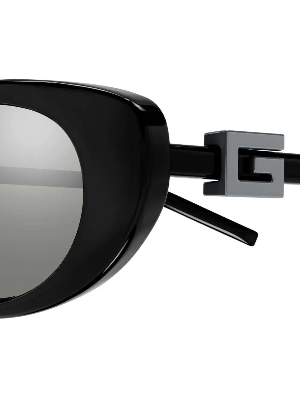 Gucci Eyewear Zonnebril met cat-eye montuur Zwart