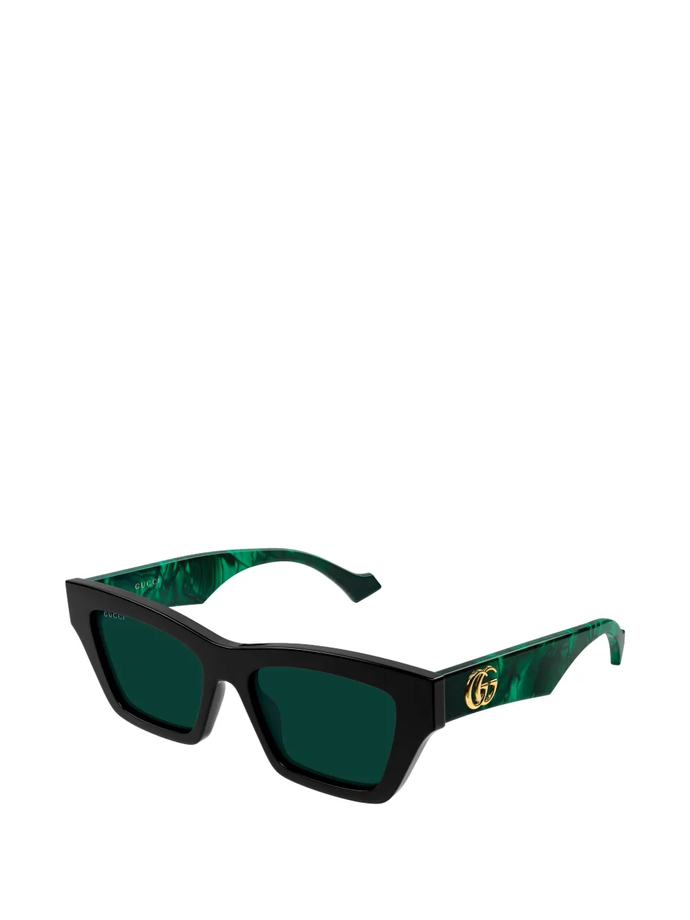 Gucci Eyewear Zonnebril met cat-eye montuur Zwart