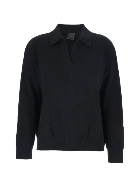PLAIN  suéter de cachemira con cuello polo