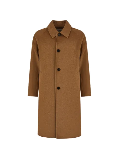 AMARANTO raglan-sleeve single-breasted coat