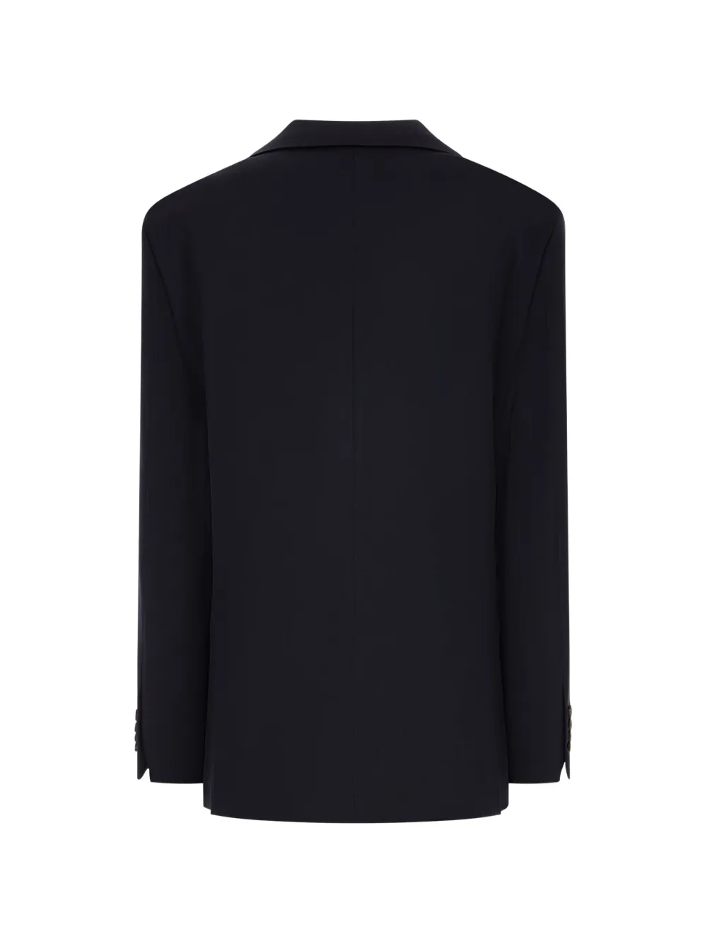 Peserico notched-lapel single-breasted blazer Blauw