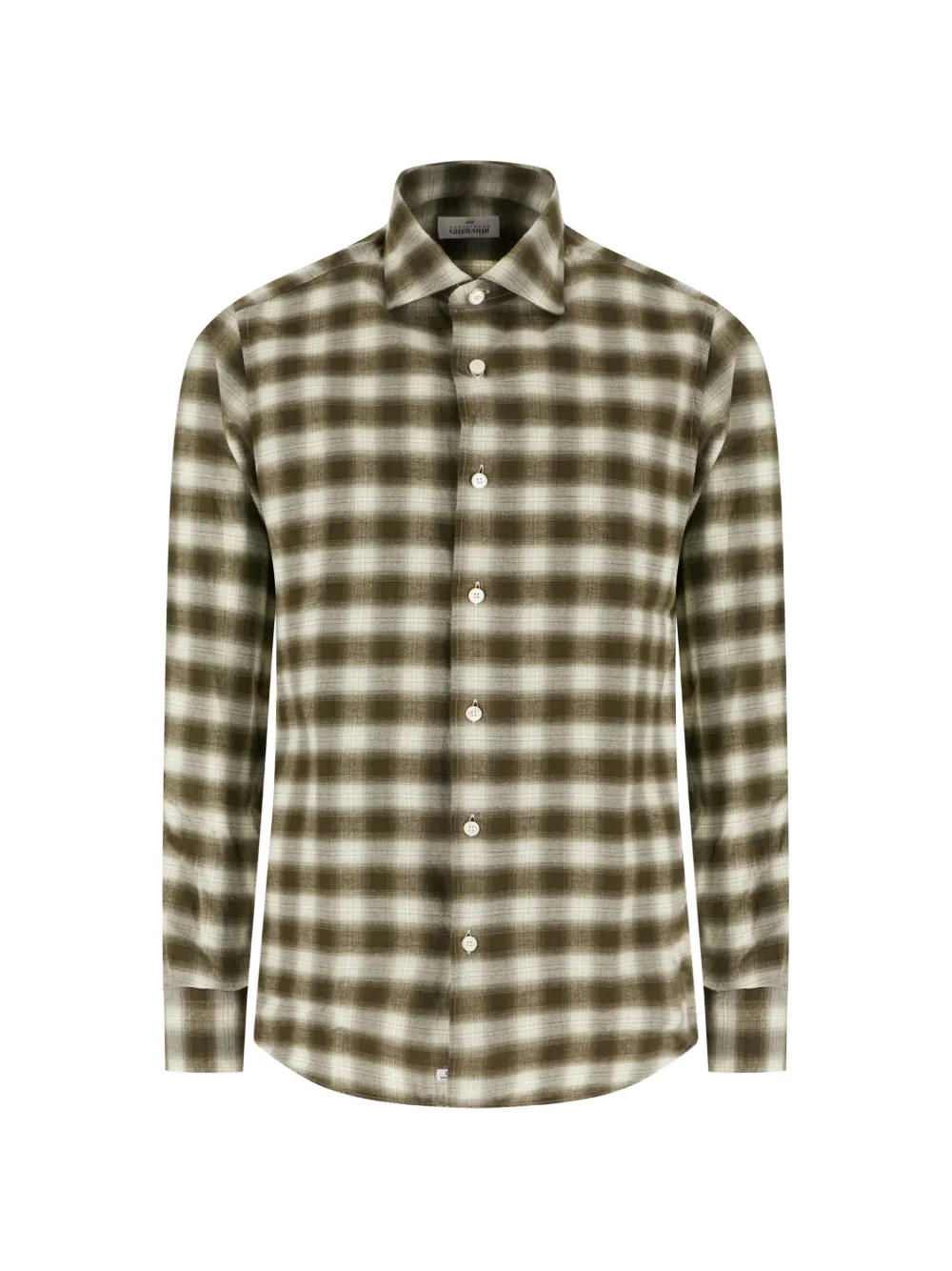Alessandro Gherardi check-pattern long-sleeve shirt - Verde