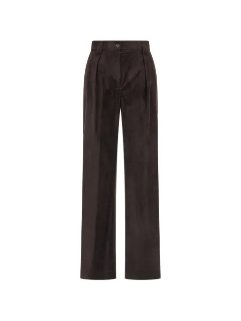 Antonelli pantalon droit à design plissé