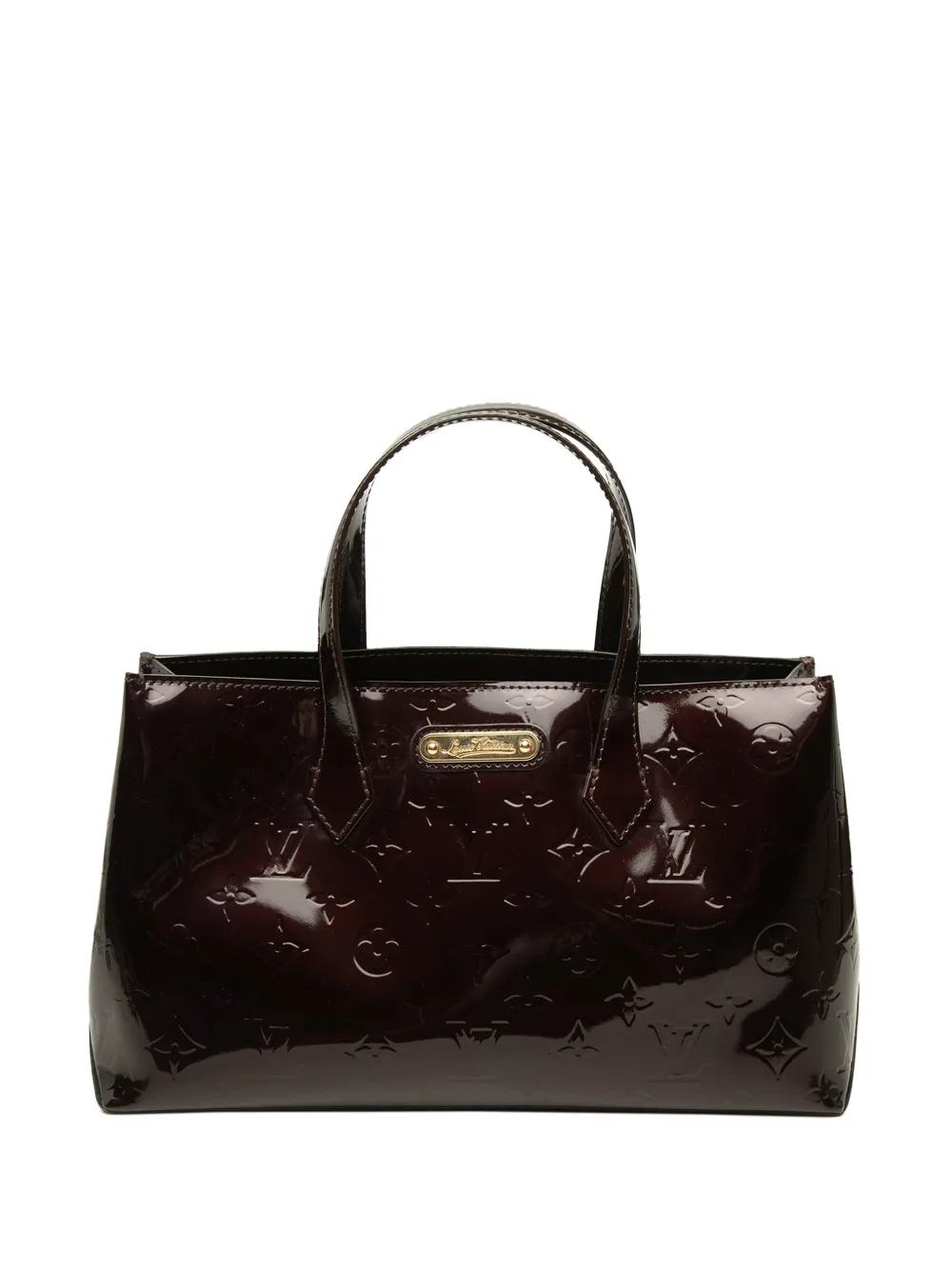 Louis Vuitton Pre-Owned Borsa a mano Wilshire PM in pelle Vernis con monogramma 2000-2026 - Viola
