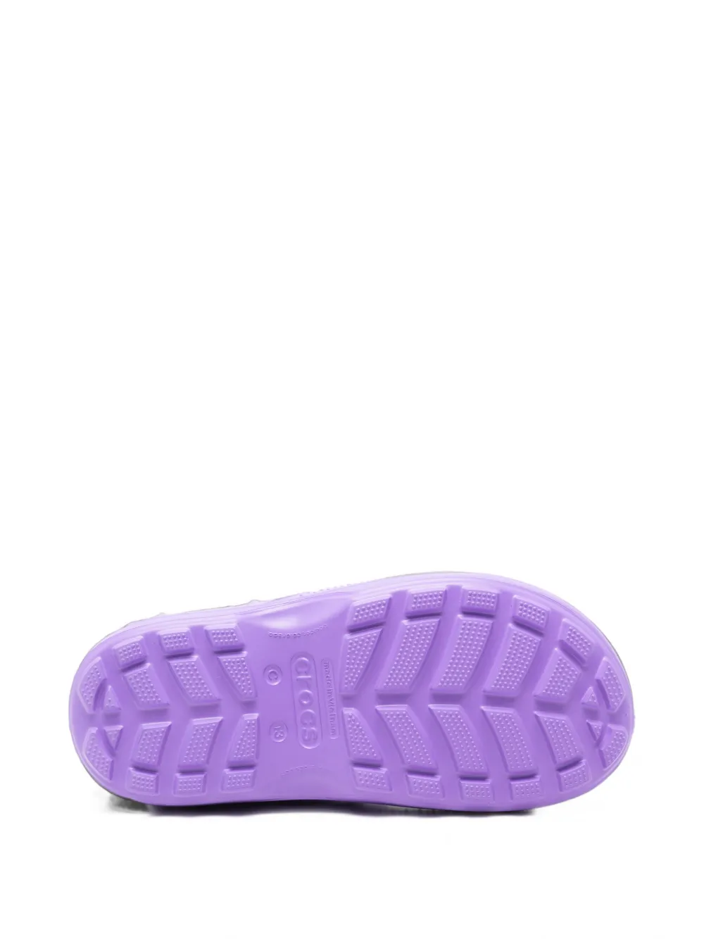 Crocs Kids logo-embossed cutout-handle wellies boots Paars