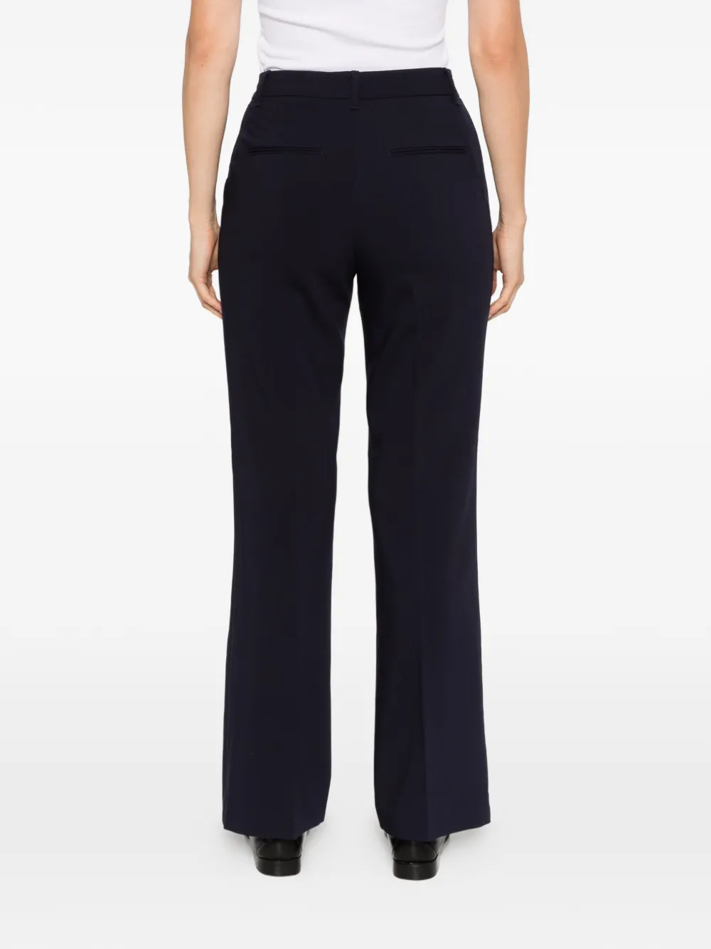Gant slim-fit flared trousers Blauw