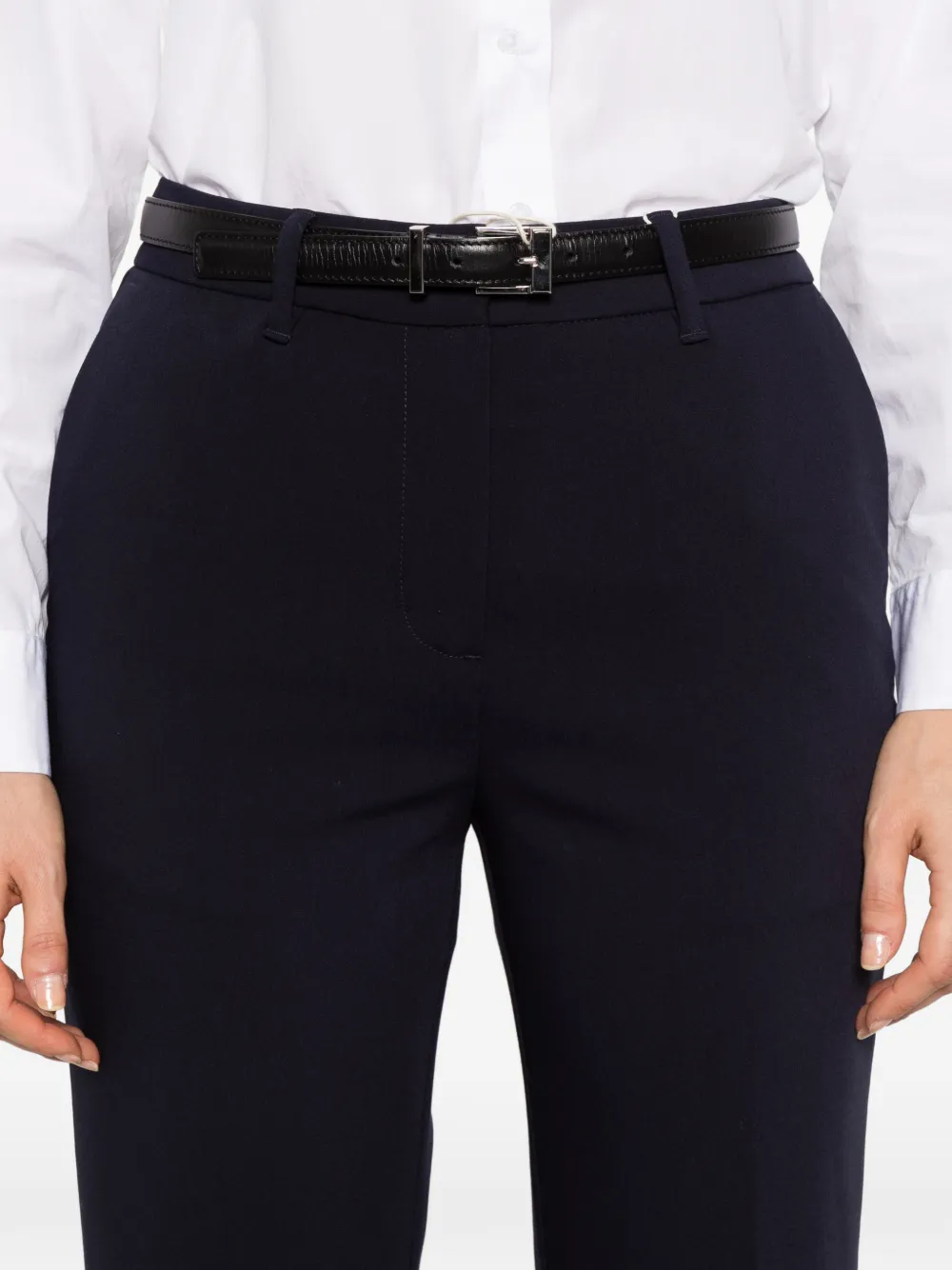 Gant slim-fit flared trousers Blauw
