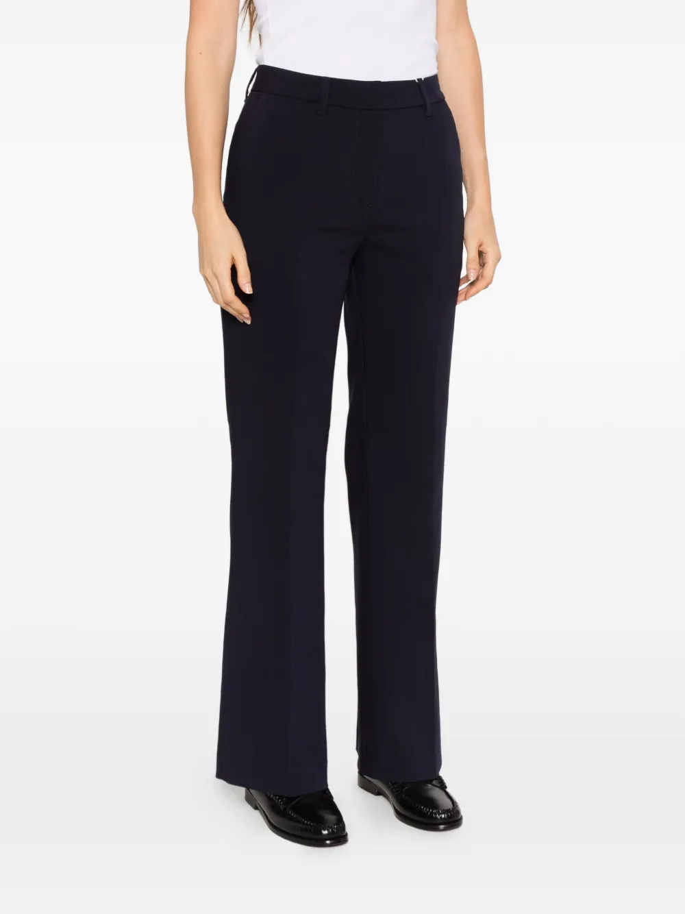 Gant slim-fit flared trousers Blauw