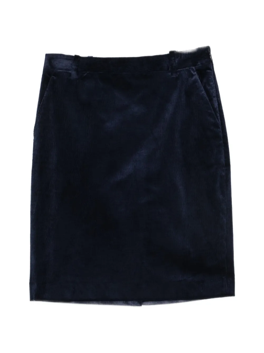 Gant corduroy pencil midi skirt - Blu