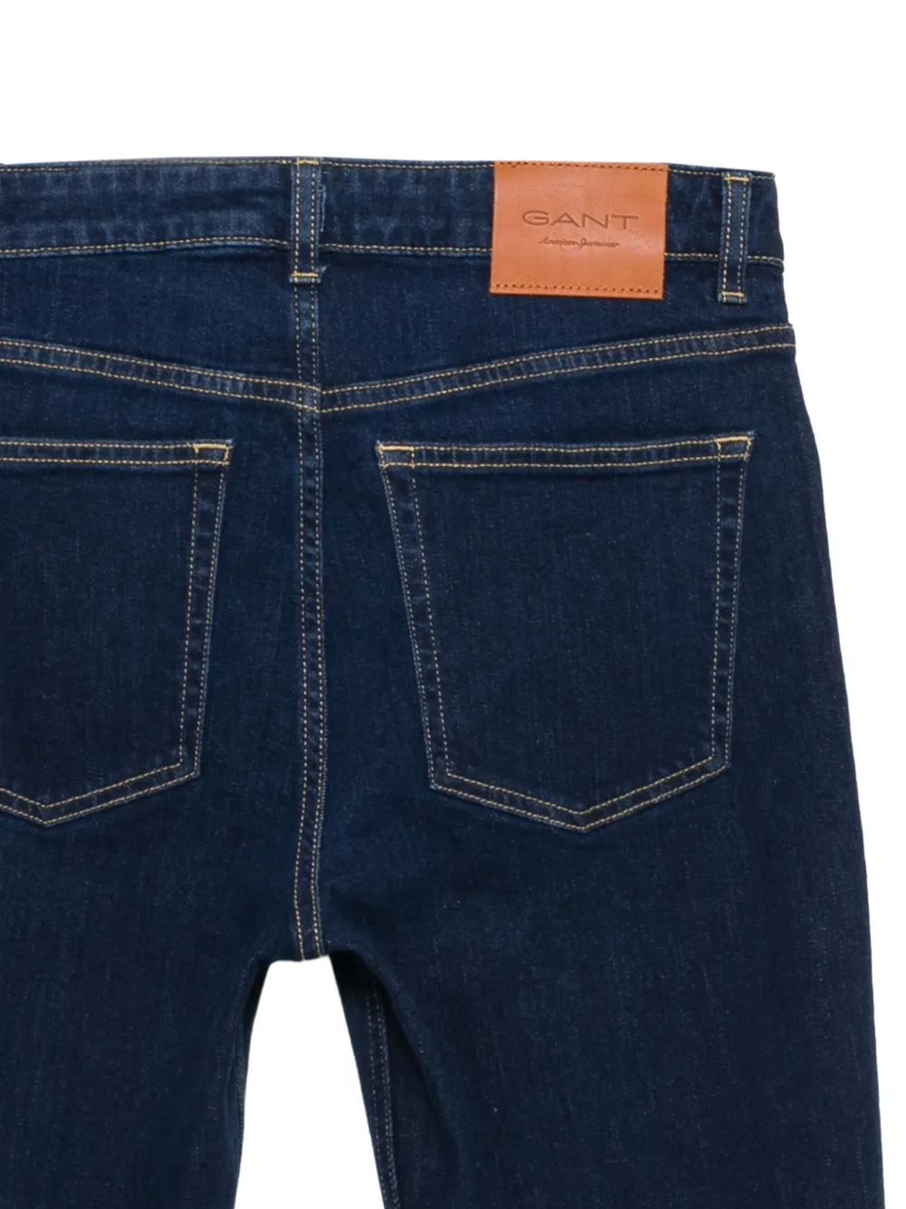 Gant ^ slim-fit met uitlopende pijpen Blauw