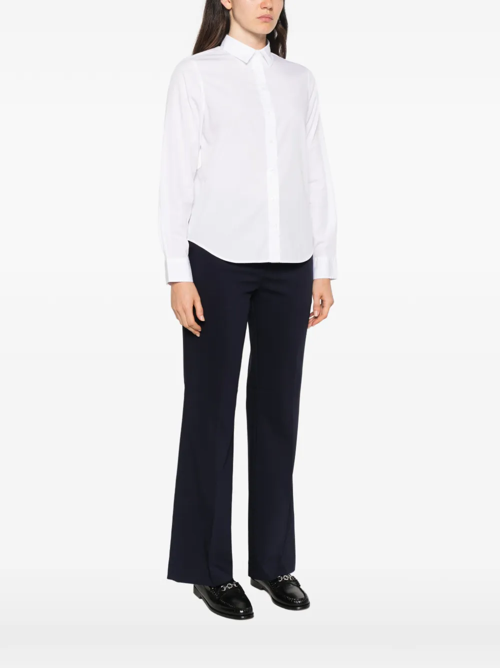 Gant classic poplin shirt Wit
