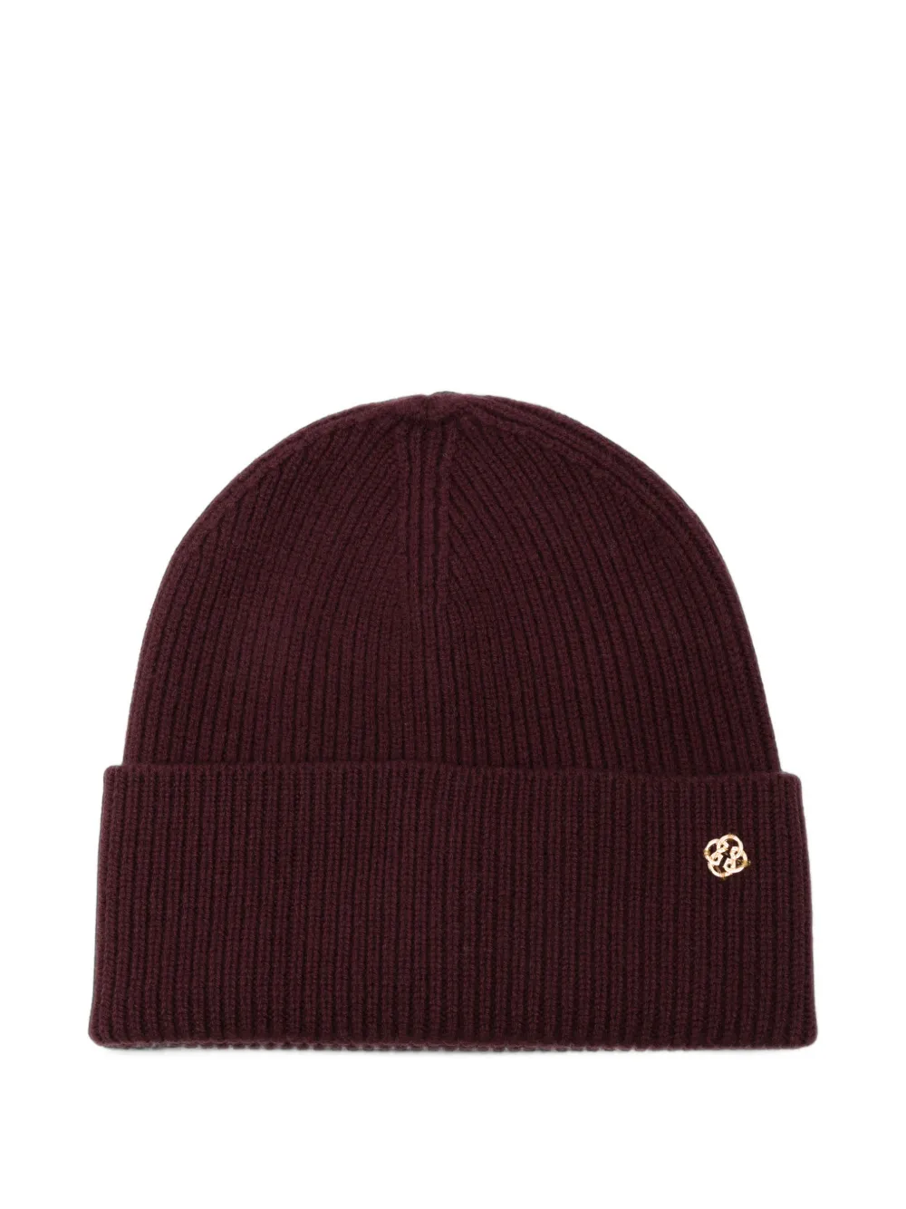 Gant ribbed wool beanie hat - Rot