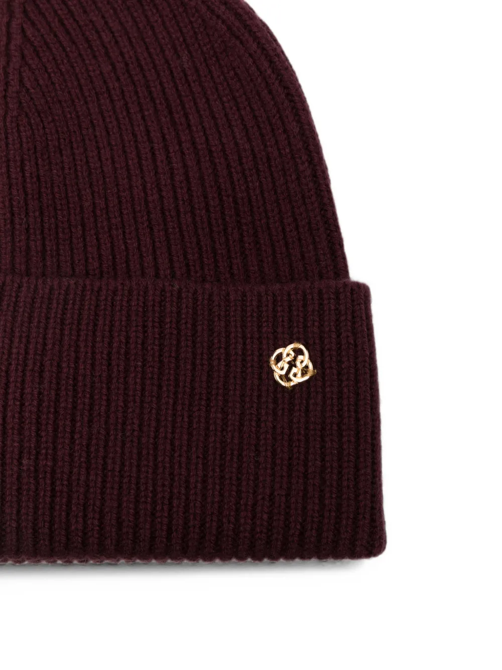 Gant Geribbelde muts Rood
