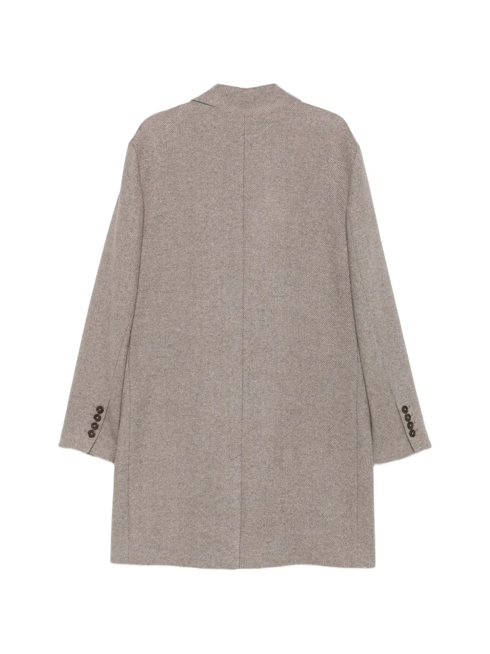 Gant Jas van wolblend met enkele rij knopen Beige