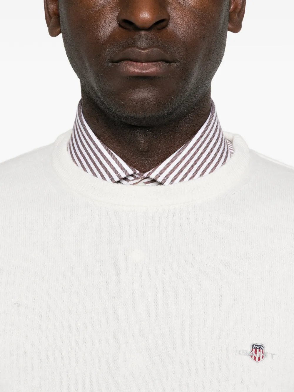Gant superfine lambswool sweater Beige