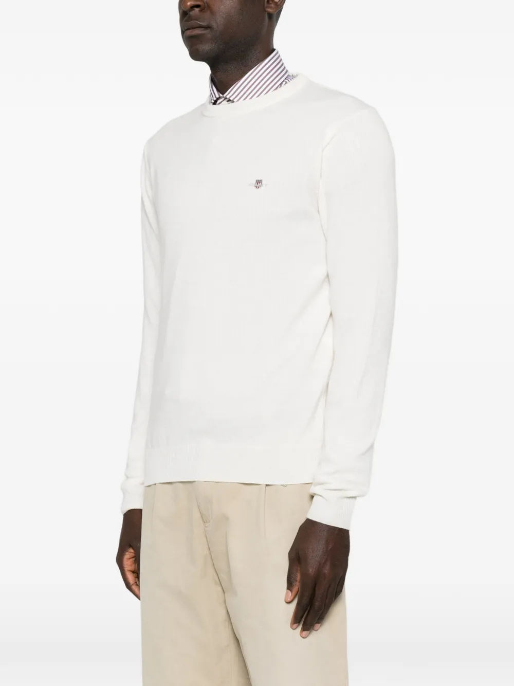 Gant superfine lambswool sweater Beige