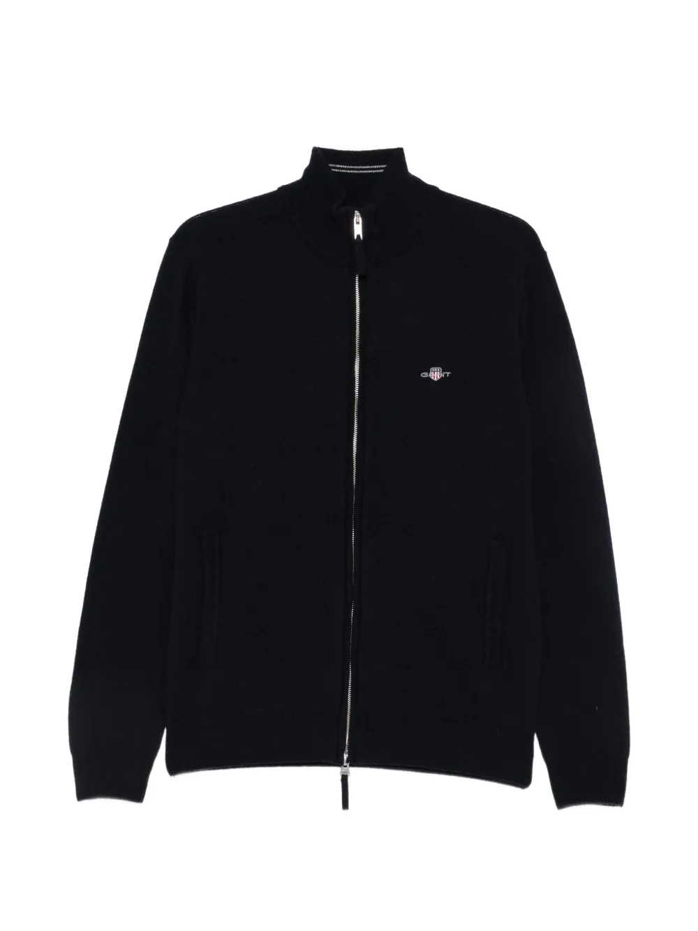 Gant zip-up lambswool cardigan