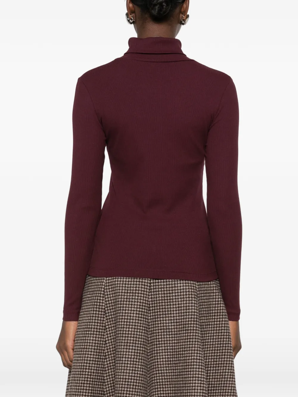 Gant T-shirt met col Rood