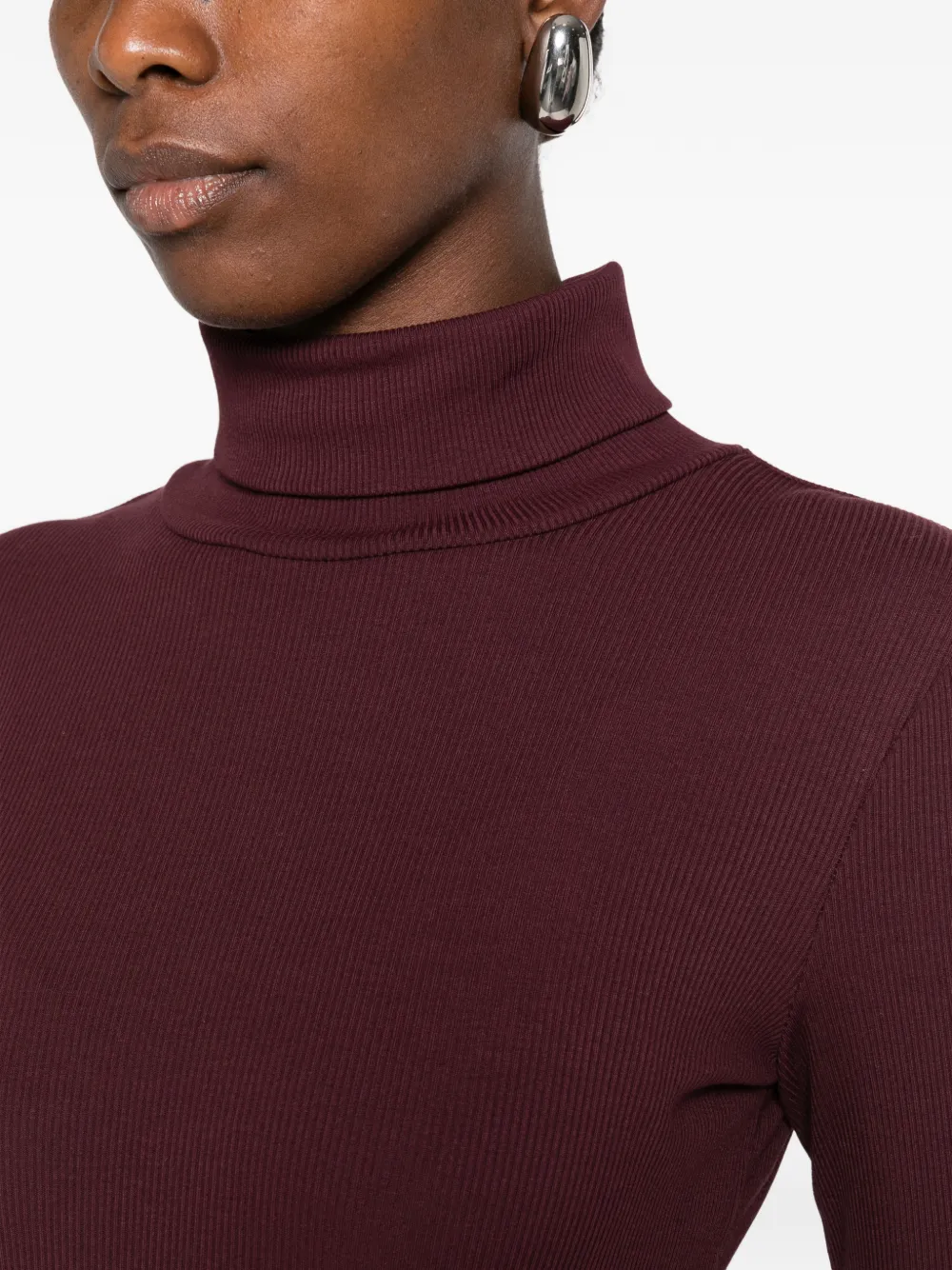 Gant T-shirt met col Rood