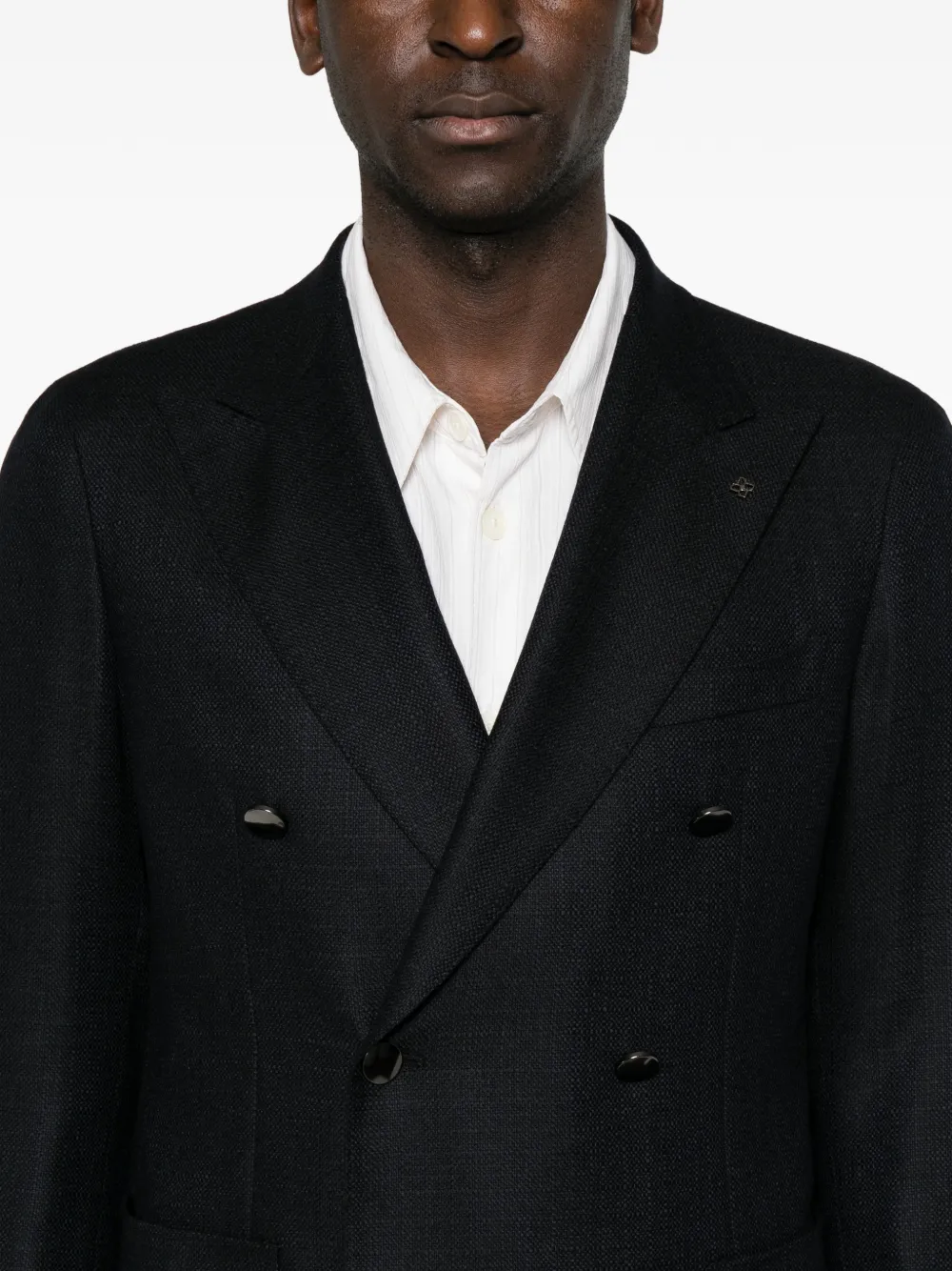 Tagliatore Blazer met dubbele rij knopen Blauw