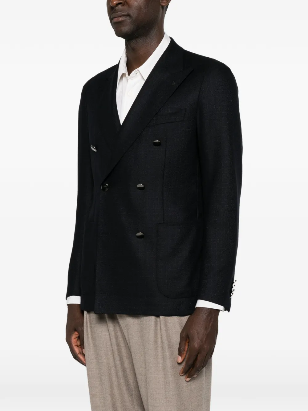 Tagliatore Blazer met dubbele rij knopen Blauw