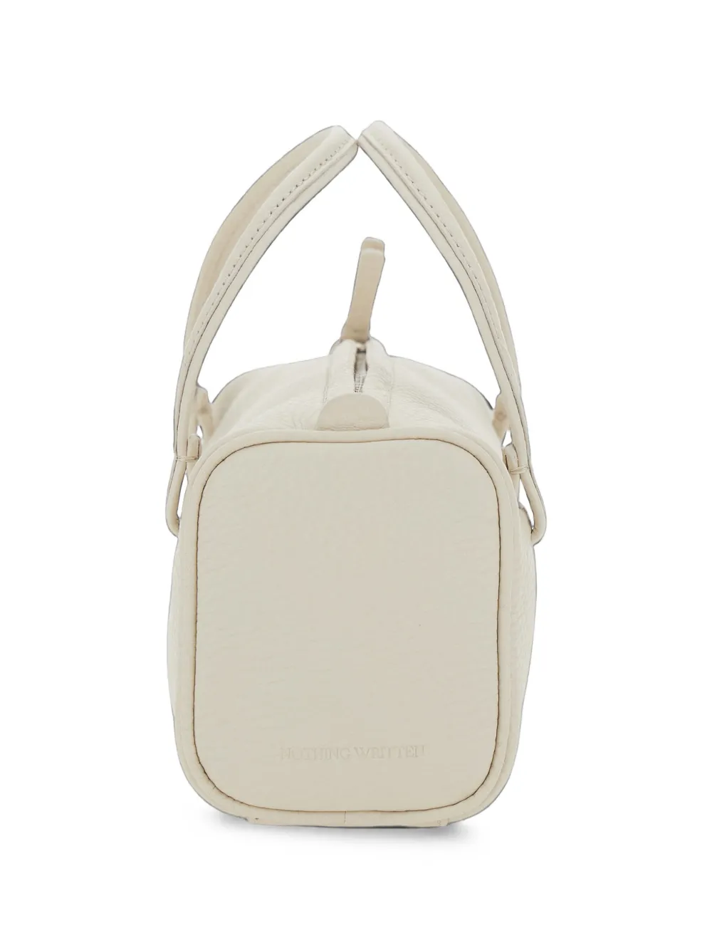 NOTHING WRITTEN Loaf broodvormige leren shopper Beige