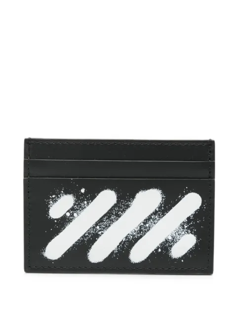 Off-White Diagonals leather cardholder
