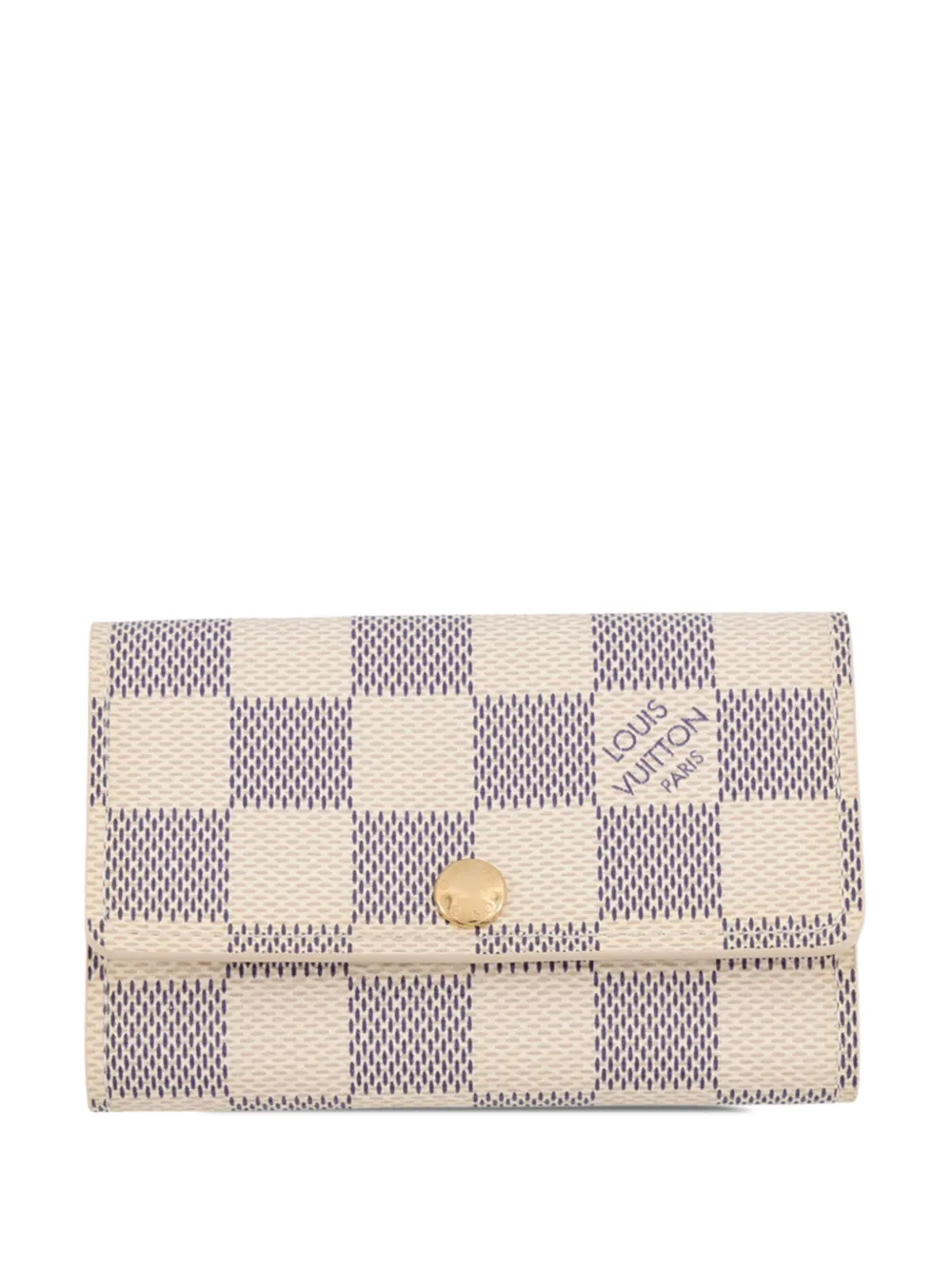 Louis Vuitton Pre-Owned 2000-2026 Damier Azur 6 key holder - Bianco