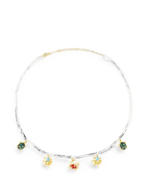 Eshvi pearl sea animal necklace