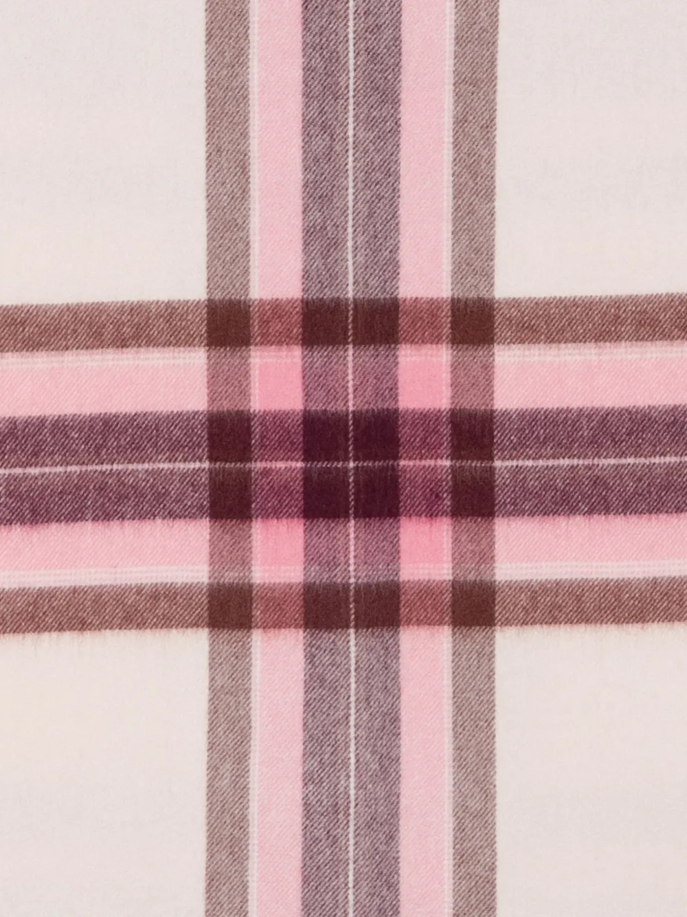 Gant tartan-check wool scarf Rood