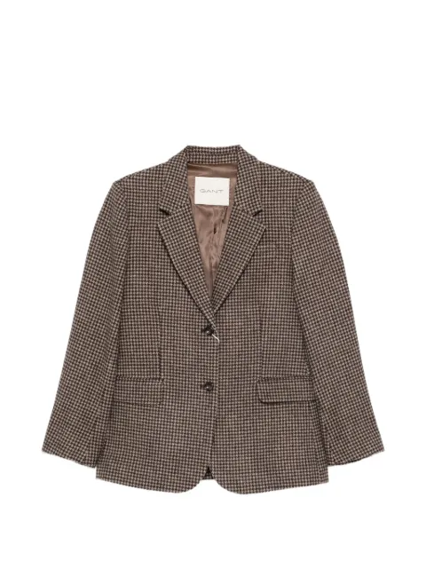 Gant houndstooth-pattern blazer