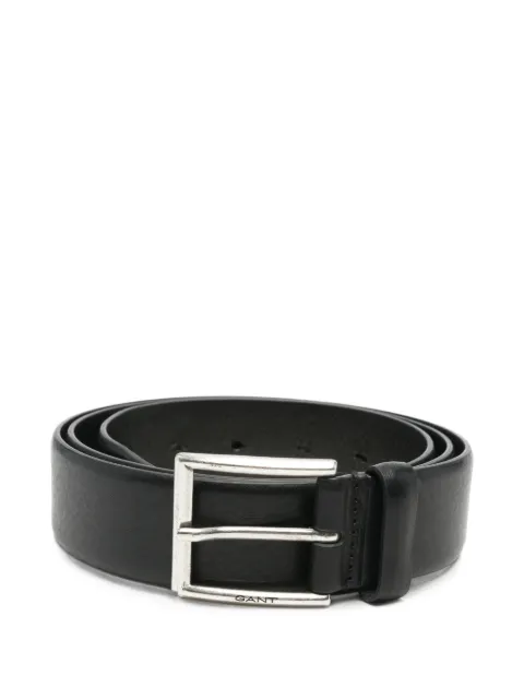Gant logo-engraved buckle belt