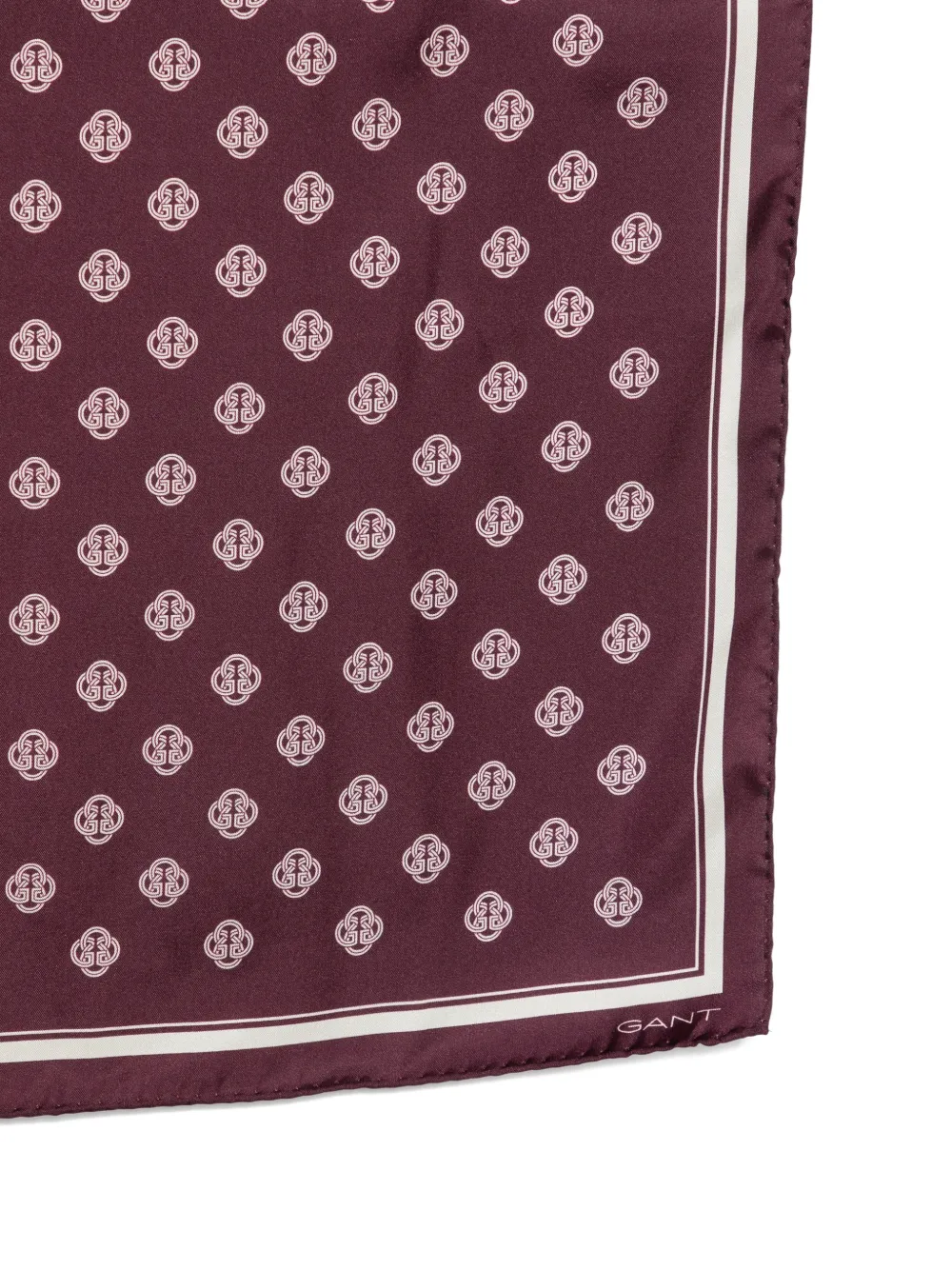 Gant Sjaal met monogramprint Paars