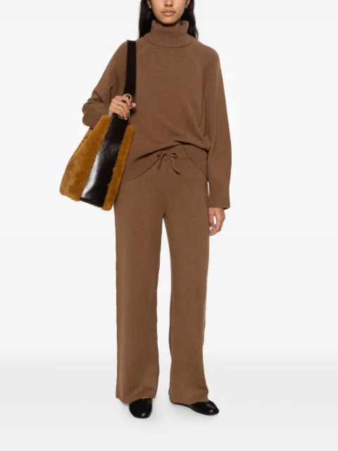 Gant drawstring-waist knitted trousers