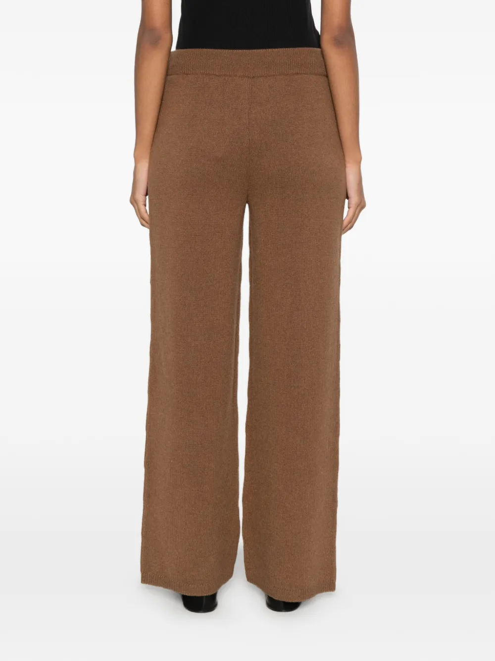 Gant drawstring-waist knitted trousers Bruin