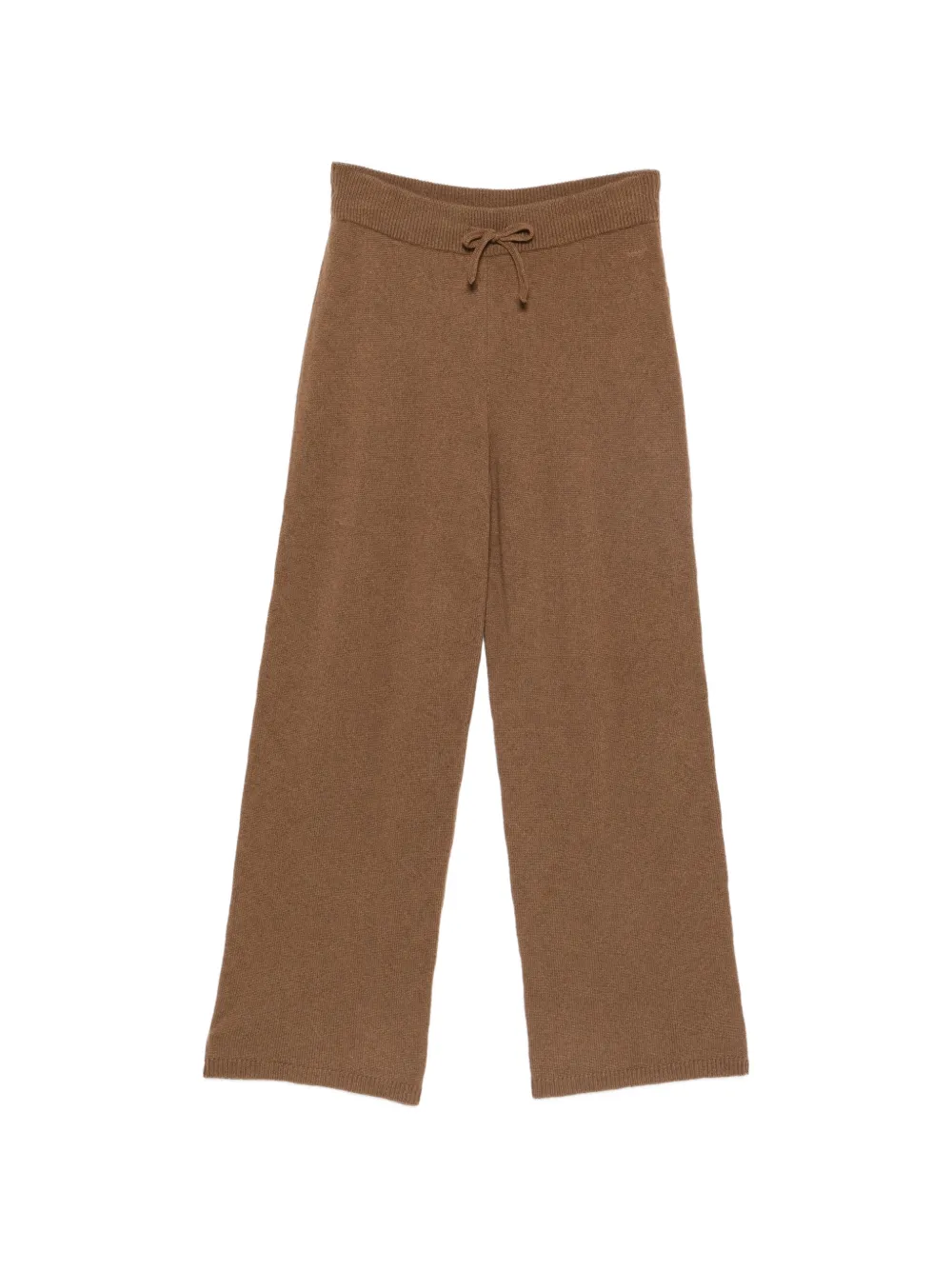 Gant drawstring-waist knitted trousers Bruin