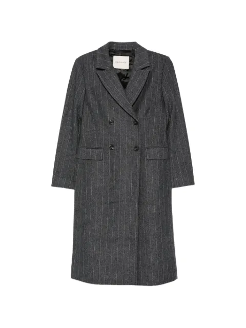 Gant striped wool coat