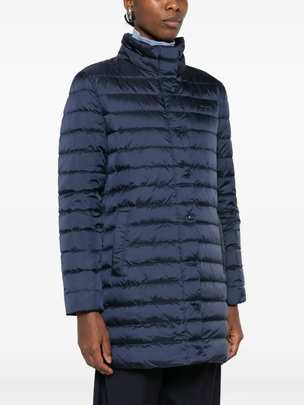 Gant Gewatteerde donsjas Blauw